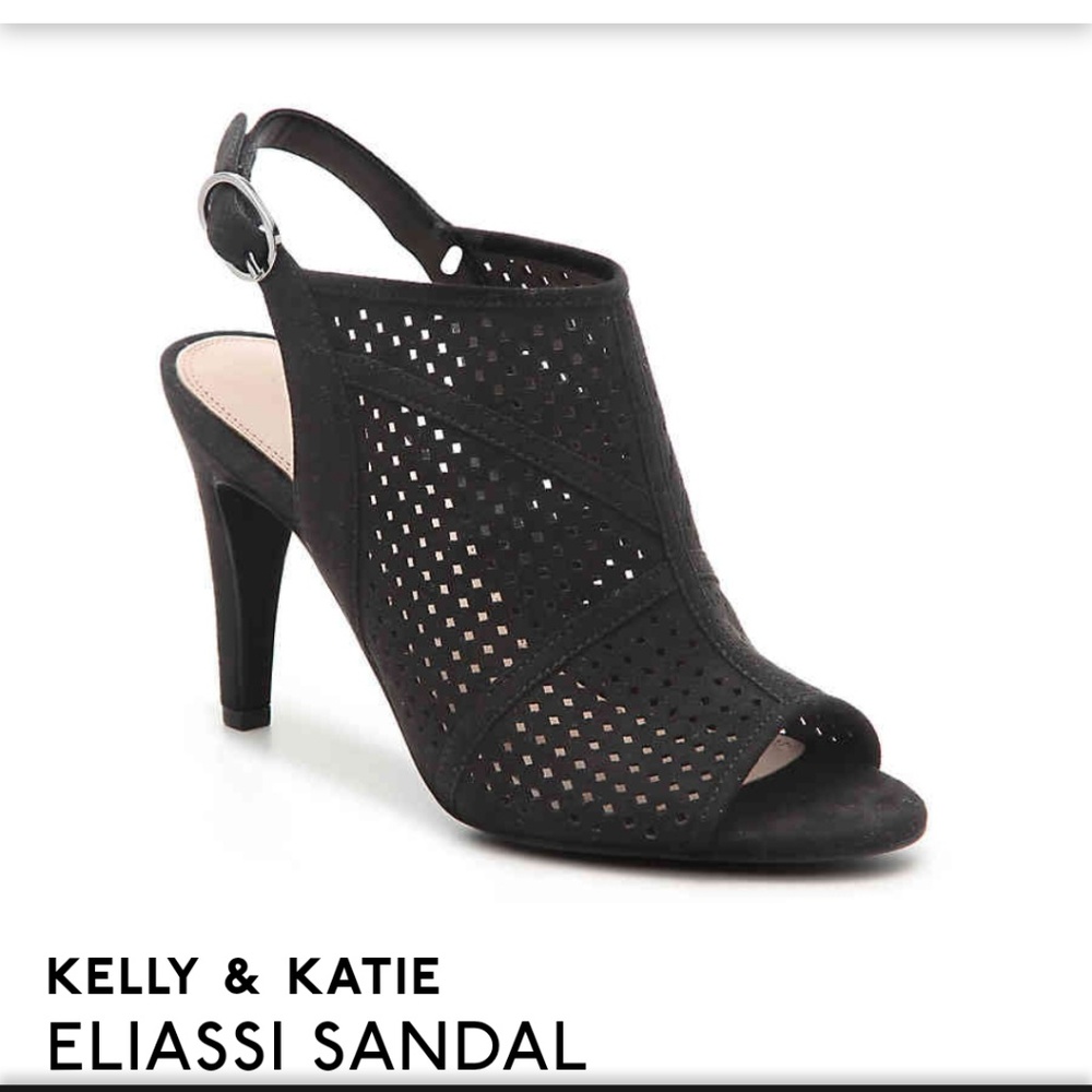 Peep Toe Heeled Sandals